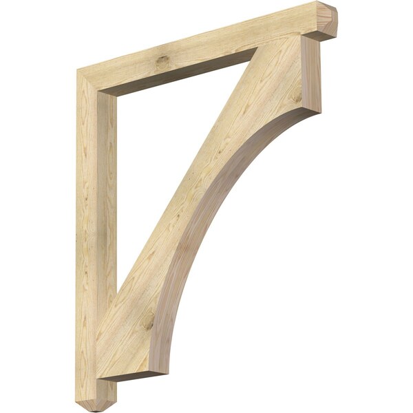 Ekena Millwork Westlake Craftsman Rough Sawn Bracket, Douglas Fir, 4"W x 44"D x 48"H BKT04X44X48WTL04RDF - main